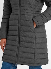 Tog 24 Grey Nanton Womens Long Down Jacket - Image 5 of 5