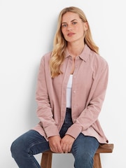 Tog 24 Pink Womens Harby Long Sleeve Faded 100% Cotton Shirt - Image 5 of 6