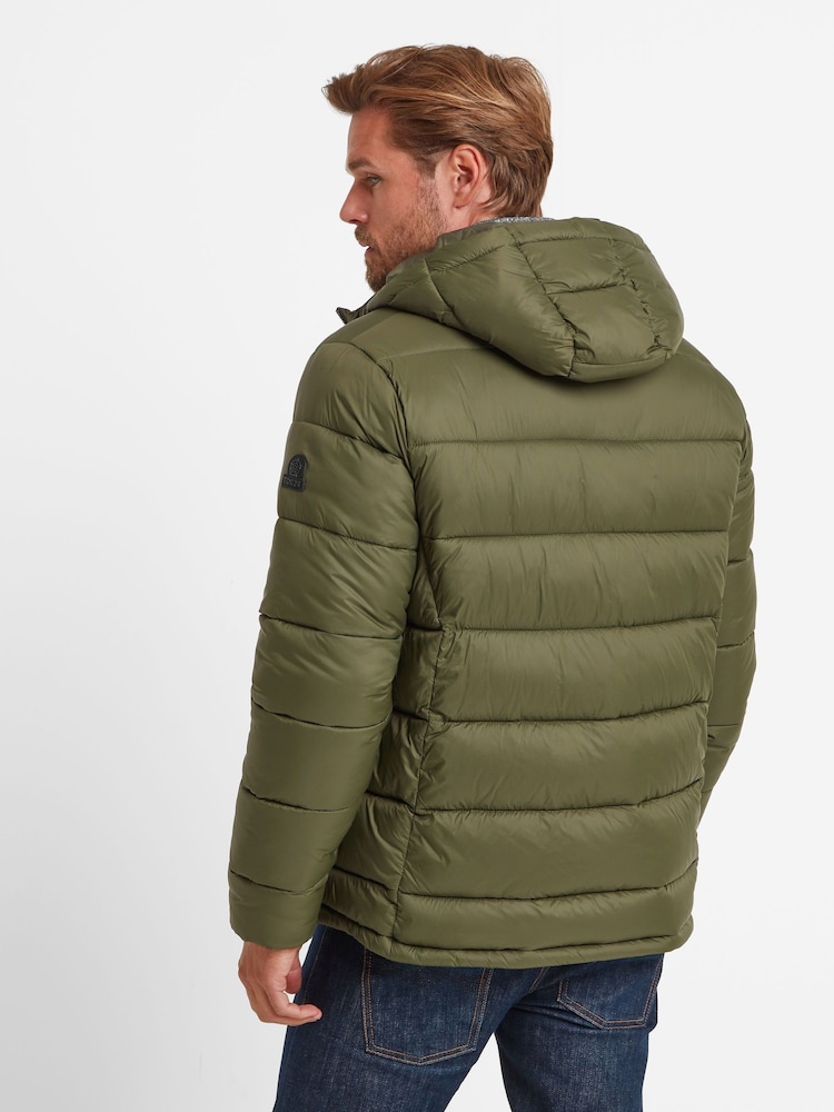Tog 24 Green Maloney Hooded Padded Coat Jacket - Image 1 of 6