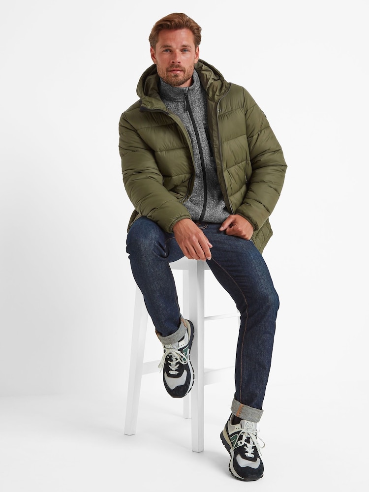 Tog 24 Green Maloney Hooded Padded Coat Jacket - Image 2 of 6