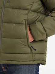 Tog 24 Green Maloney Hooded Padded Coat Jacket - Image 4 of 6