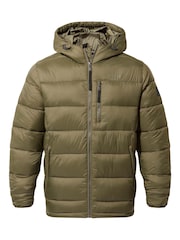 Tog 24 Green Maloney Hooded Padded Coat Jacket - Image 6 of 6