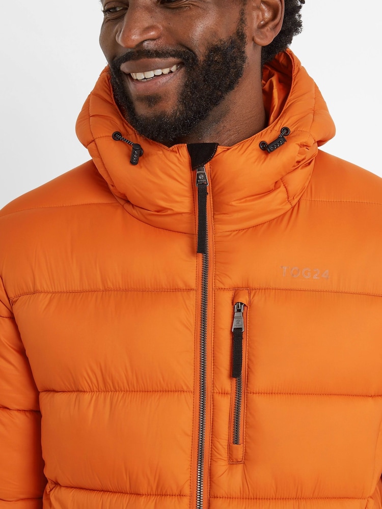 Tog 24 Orange Maloney Hooded Padded Coat Jacket - Image 5 of 8