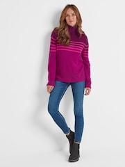 Tog 24 Purple Womens Jesmin Knitted Jumper - Image 3 of 6
