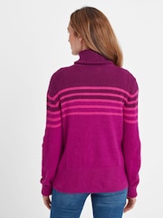 Tog 24 Purple Womens Jesmin Knitted Jumper - Image 4 of 6