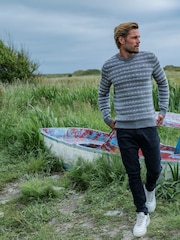 Tog 24 Grey Mens Gregory Knitted Jumper - Image 1 of 6