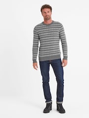 Tog 24 Grey Mens Gregory Knitted Jumper - Image 2 of 6