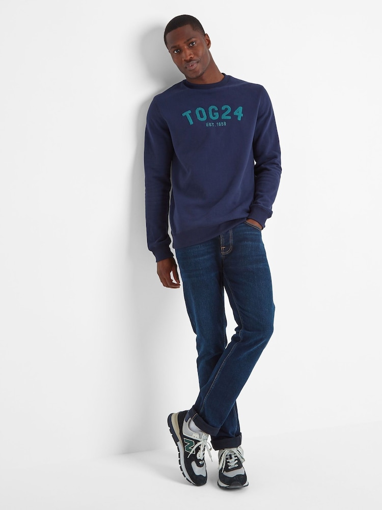 Tog 24 Blue Mens Hawnby Marine Sweatshirt - Image 2 of 6