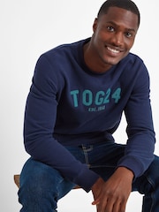 Tog 24 Blue Mens Hawnby Marine Sweatshirt - Image 5 of 6