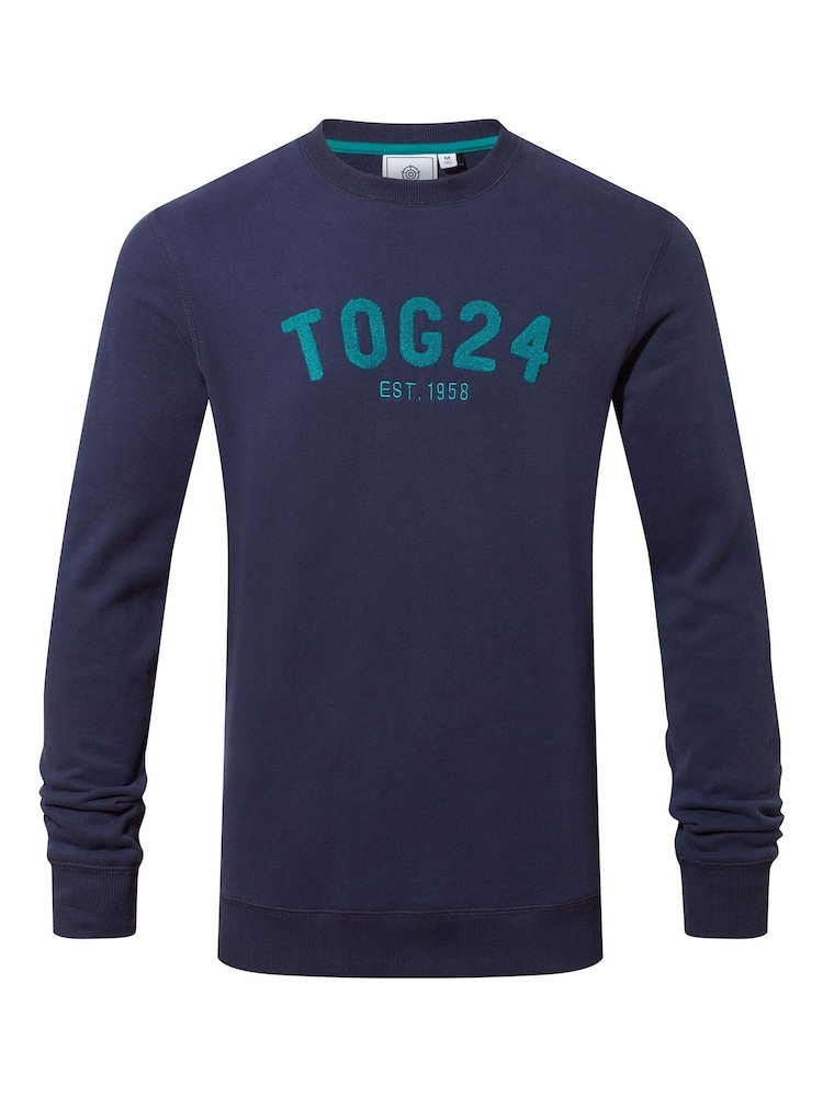 Tog 24 Blue Mens Hawnby Marine Sweatshirt - Image 6 of 6