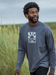 Tog 24 Grey Mens Maunder 100% Cotton Top - Image 1 of 6