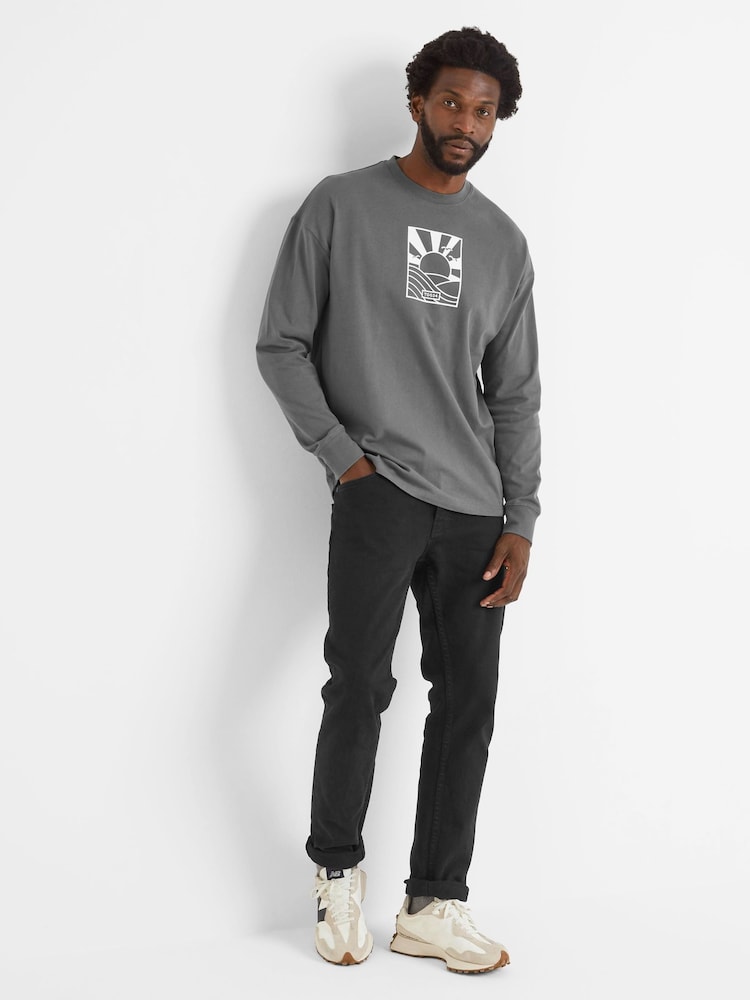 Tog 24 Grey Mens Maunder 100% Cotton Top - Image 2 of 6