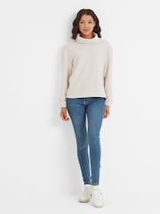Tog 24 Cream Womens Mauly Funnel Neck Fleece - Image 1 of 5