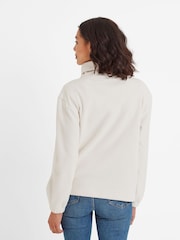 Tog 24 Cream Womens Mauly Funnel Neck Fleece - Image 3 of 5