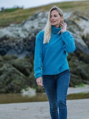 Tog 24 Blue Womens Mauly Funnel Neck Fleece - Image 1 of 6