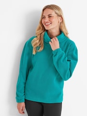 Tog 24 Blue Womens Mauly Funnel Neck Fleece - Image 3 of 6