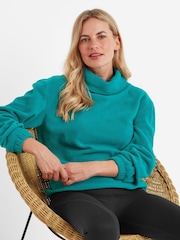 Tog 24 Blue Womens Mauly Funnel Neck Fleece - Image 5 of 6