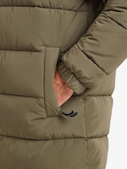 Tog 24 Green Mens Langrick Long Padded Jacket - Image 5 of 7