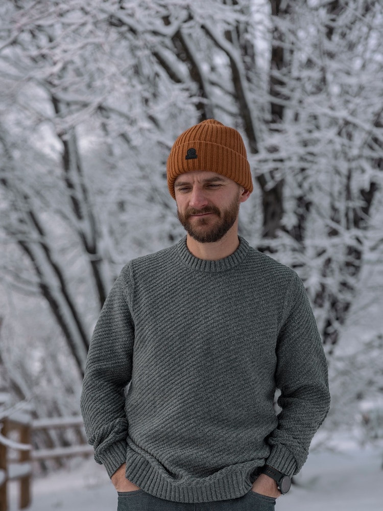 Tog 24 Green Mens Jeremy Knitted Jumper - Image 2 of 6