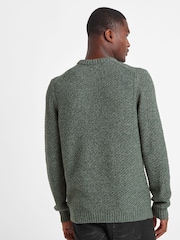 Tog 24 Green Mens Jeremy Knitted Jumper - Image 4 of 6