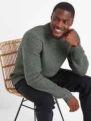 Tog 24 Green Mens Jeremy Knitted Jumper - Image 5 of 6