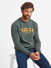 Tog 24 Green Mens Hawnby Sweat Jumper - Image 5 of 6