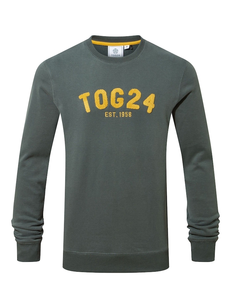 Tog 24 Green Mens Hawnby Sweat Jumper - Image 6 of 6