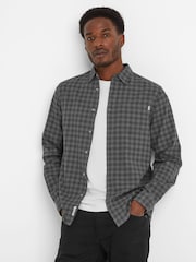 Tog 24 Grey Maynard Mens Long Sleeves 100% Cotton Shirt - Image 2 of 5