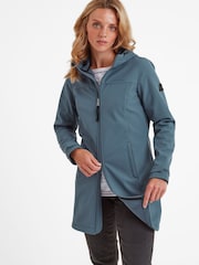 Tog 24 Blue Keld Womens Softshell Long Jacket - Image 6 of 7