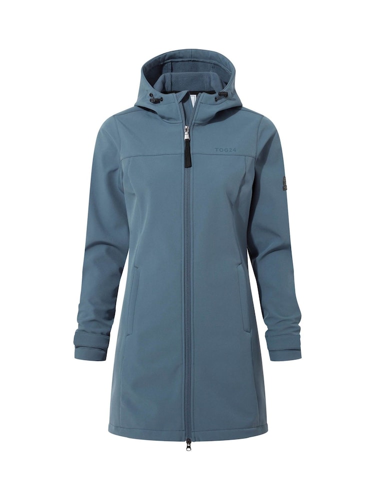 Tog 24 Blue Keld Womens Softshell Long Jacket - Image 7 of 7