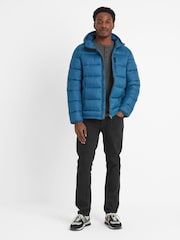 Tog 24 Blue Chrome Maloney Hooded Padded Coat Jacket - Image 2 of 8