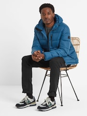 Tog 24 Blue Chrome Maloney Hooded Padded Coat Jacket - Image 5 of 8