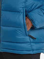 Tog 24 Blue Chrome Maloney Hooded Padded Coat Jacket - Image 7 of 8