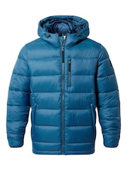 Tog 24 Blue Chrome Maloney Hooded Padded Coat Jacket - Image 8 of 8