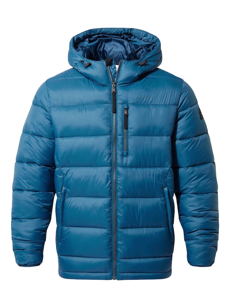 Tog 24 Blue Chrome Maloney Hooded Padded Coat Jacket - Image 8 of 8