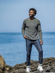 Tog 24 Grey Logan Mens Knitted Jumper - Image 1 of 7