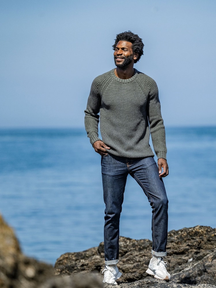 Tog 24 Grey Logan Mens Knitted Jumper - Image 1 of 7