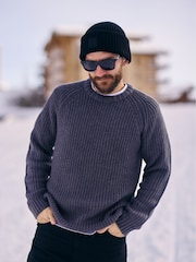 Tog 24 Grey Logan Mens Knitted Jumper - Image 2 of 7