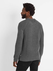 Tog 24 Grey Logan Mens Knitted Jumper - Image 5 of 7
