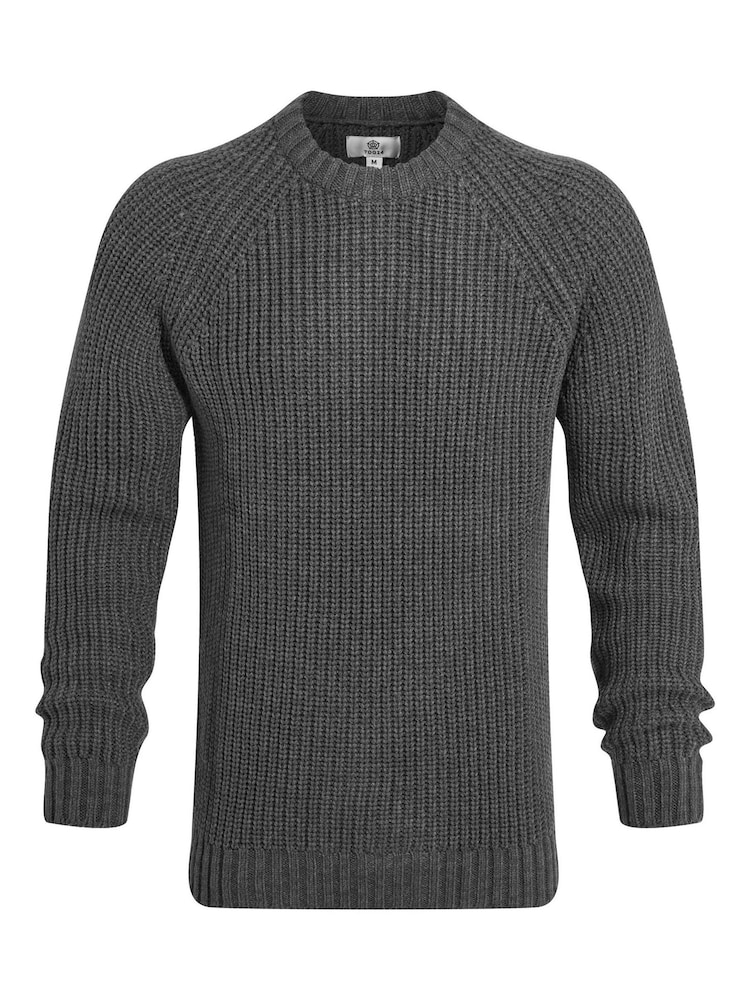 Tog 24 Grey Logan Mens Knitted Jumper - Image 7 of 7