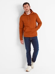 Tog 24 Brown Mosby Mens Knitlook Fleece Hoodie - Image 1 of 4