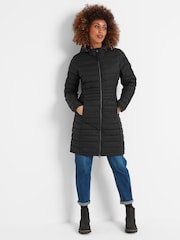 Tog 24 Black Nanton Womens Long Down Jacket - Image 1 of 6
