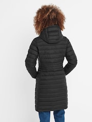 Tog 24 Black Nanton Womens Long Down Jacket - Image 2 of 6