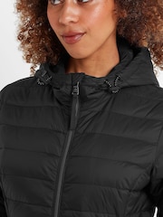 Tog 24 Black Nanton Womens Long Down Jacket - Image 4 of 6