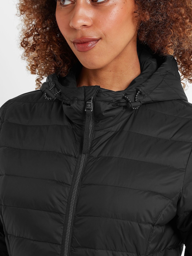 Tog 24 Black Nanton Womens Long Down Jacket - Image 4 of 6