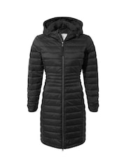 Tog 24 Black Nanton Womens Long Down Jacket - Image 6 of 6