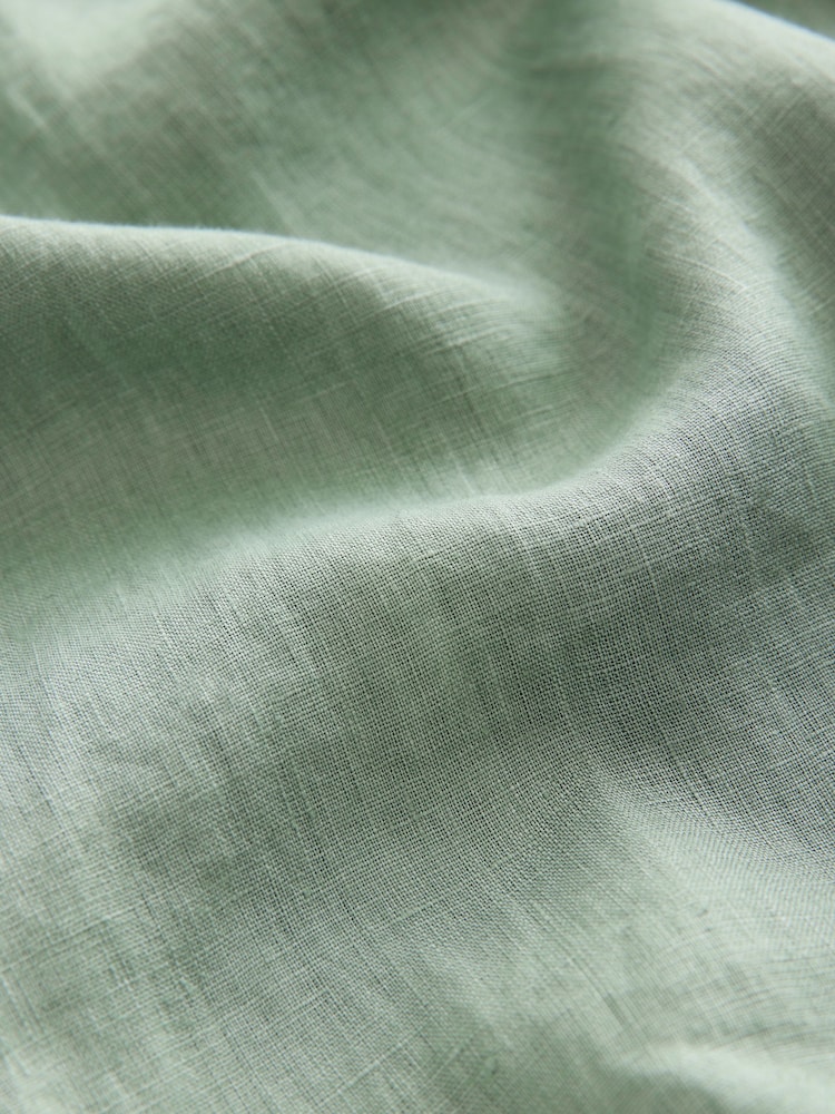 Verzui - 100% Lenjerie de pat Button Down Relaxed Mânecă lungă Cămăși - Image 8 of 9