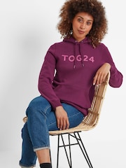 Tog 24 Purple Womens Magdalen Overhead Hoodie - Image 3 of 4