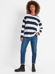 Tog 24 Blue Womens Jerry Long Sleeve Starry Night 100% Cotton T-Shirt - Image 2 of 5