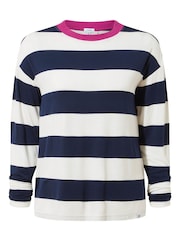 Tog 24 Blue Womens Jerry Long Sleeve Starry Night 100% Cotton T-Shirt - Image 5 of 5